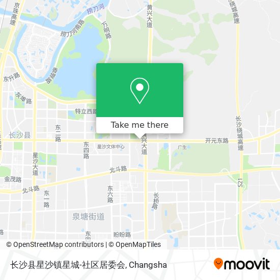 长沙县星沙镇星城-社区居委会 map