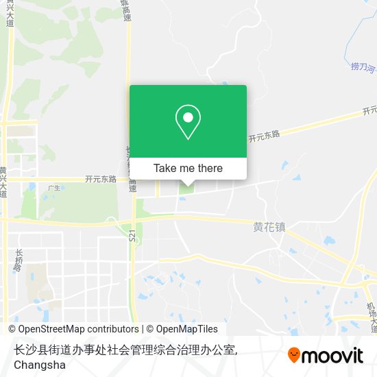 长沙县街道办事处社会管理综合治理办公室 map