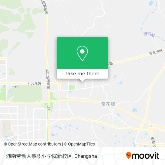 湖南劳动人事职业学院新校区 map