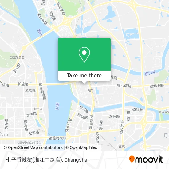 七子香辣蟹(湘江中路店) map