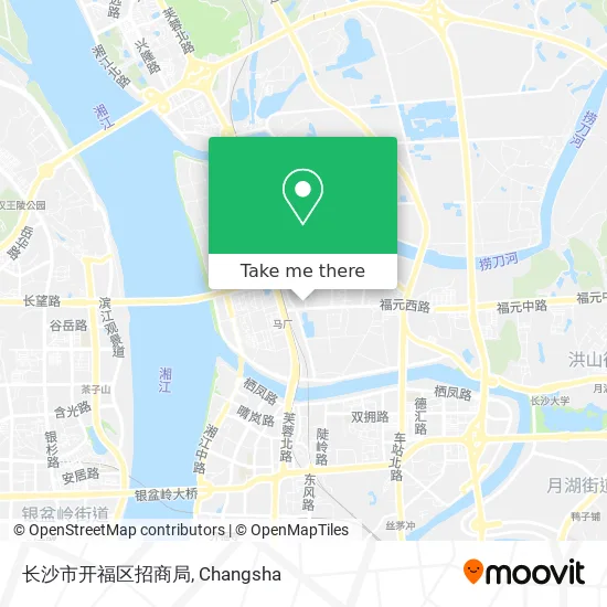 长沙市开福区招商局 map