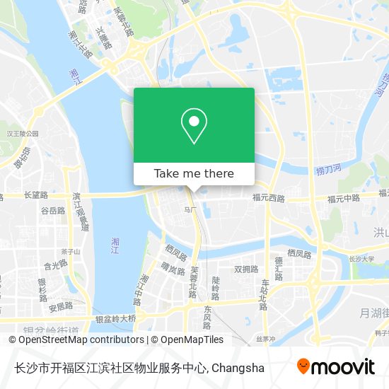 长沙市开福区江滨社区物业服务中心 map