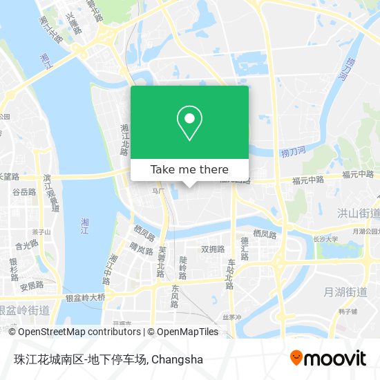 珠江花城南区-地下停车场 map