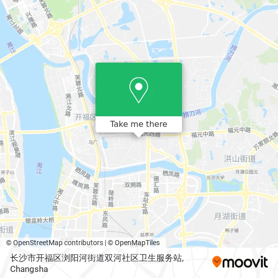 长沙市开福区浏阳河街道双河社区卫生服务站 map