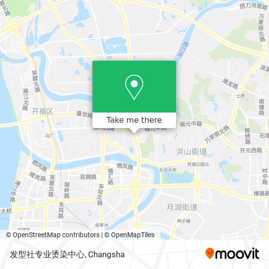 发型社专业烫染中心 map