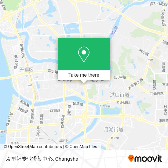 发型社专业烫染中心 map