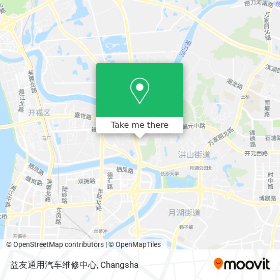 益友通用汽车维修中心 map