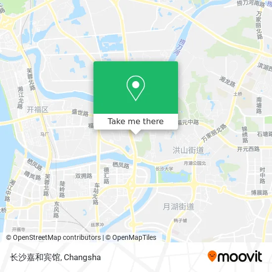 长沙嘉和宾馆 map