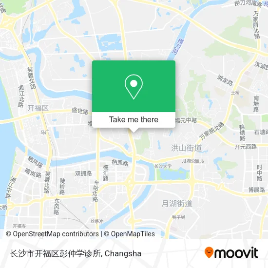 长沙市开福区彭仲学诊所 map