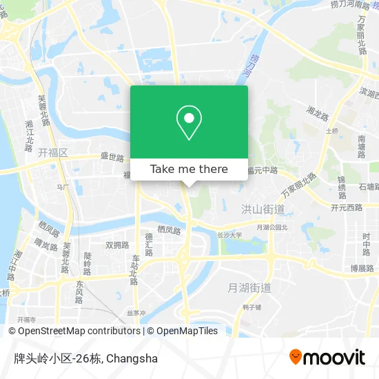 牌头岭小区-26栋 map