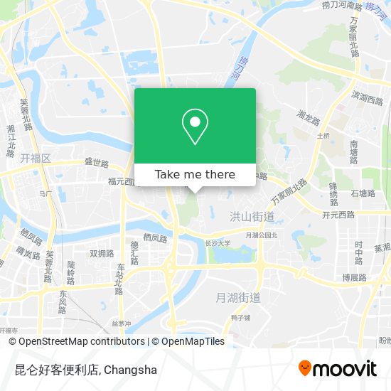 昆仑好客便利店 map