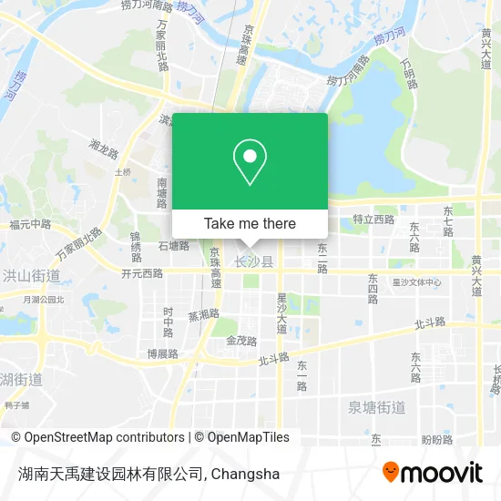 湖南天禹建设园林有限公司 map