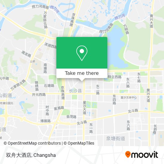 双舟大酒店 map