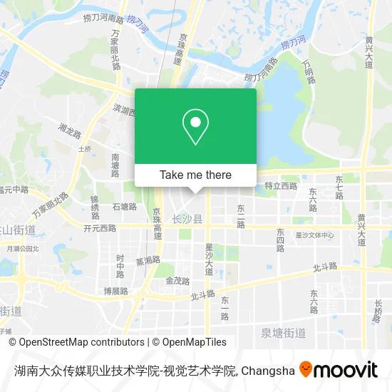 湖南大众传媒职业技术学院-视觉艺术学院 map