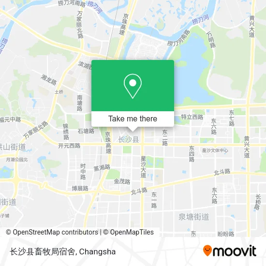 长沙县畜牧局宿舍 map