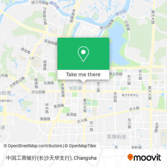 中国工商银行(长沙天华支行) map