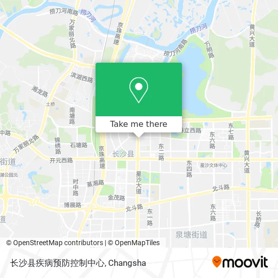 长沙县疾病预防控制中心 map