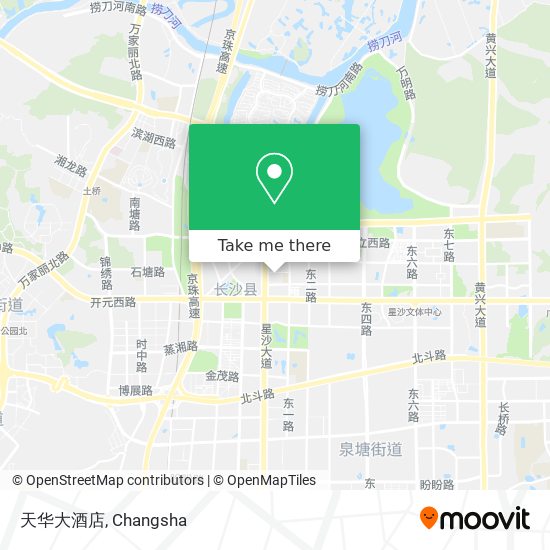 天华大酒店 map