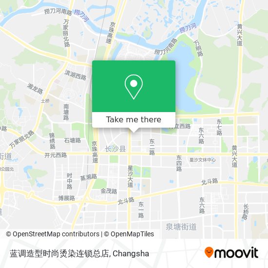 蓝调造型时尚烫染连锁总店 map