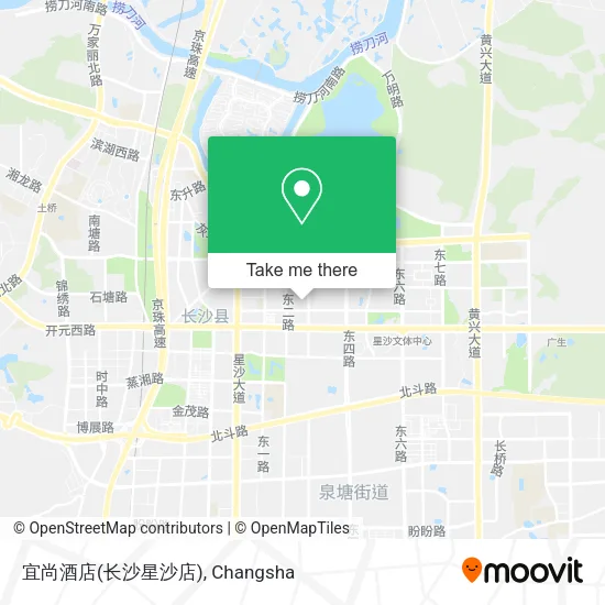 宜尚酒店(长沙星沙店) map