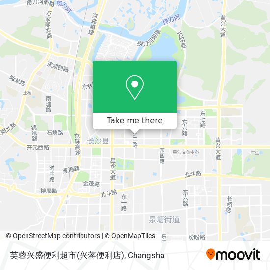 芙蓉兴盛便利超市(兴蒋便利店) map
