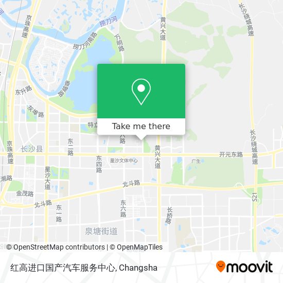 红高进口国产汽车服务中心 map