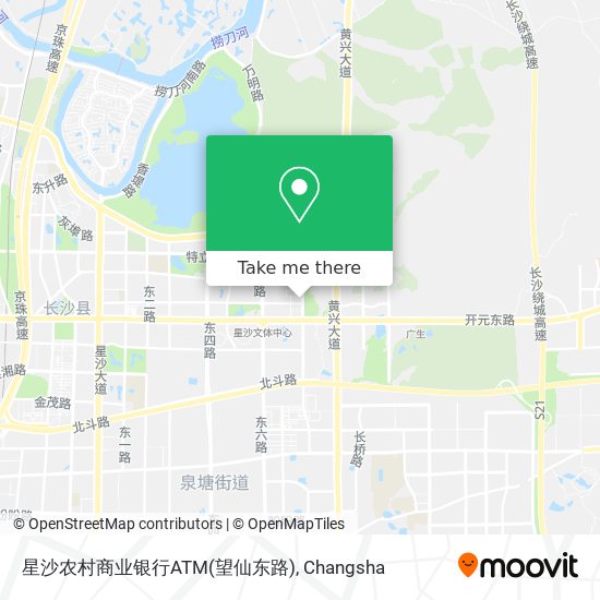 星沙农村商业银行ATM(望仙东路) map