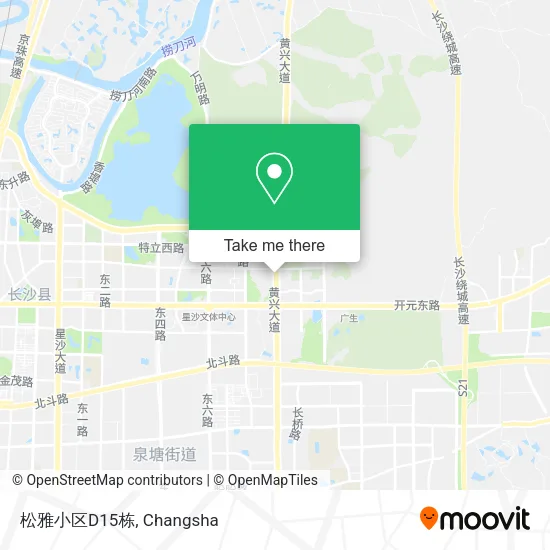 松雅小区D15栋 map