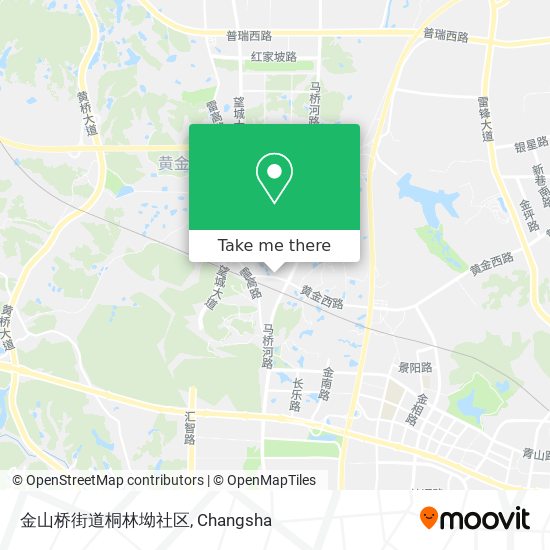金山桥街道桐林坳社区 map