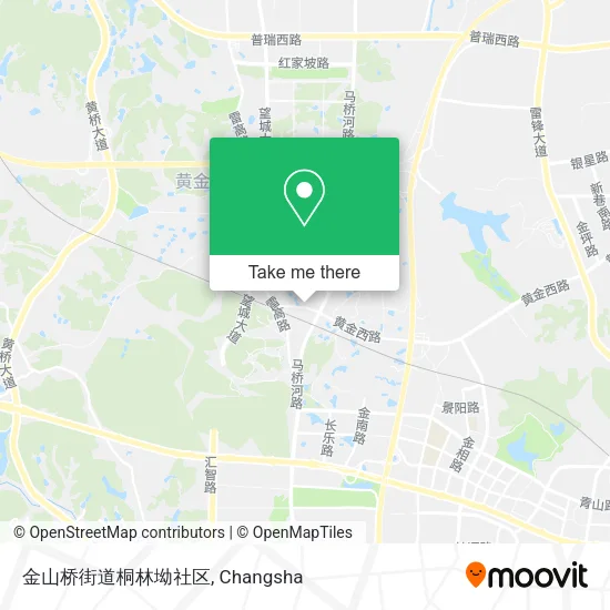 金山桥街道桐林坳社区 map
