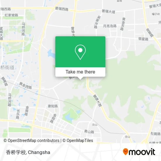 香桥学校 map