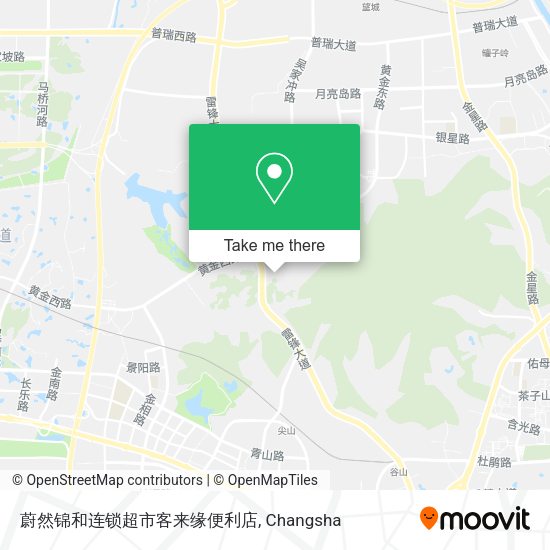 蔚然锦和连锁超市客来缘便利店 map