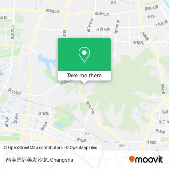 酷美国际美发沙龙 map