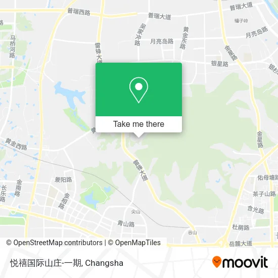 悦禧国际山庄-一期 map
