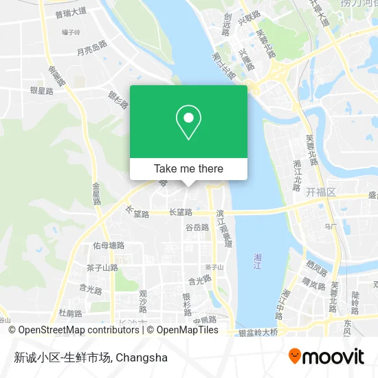 新诚小区-生鲜市场 map