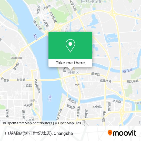 电脑驿站(湘江世纪城店) map