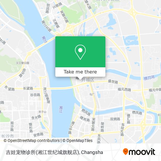 吉娃宠物诊所(湘江世纪城旗舰店) map