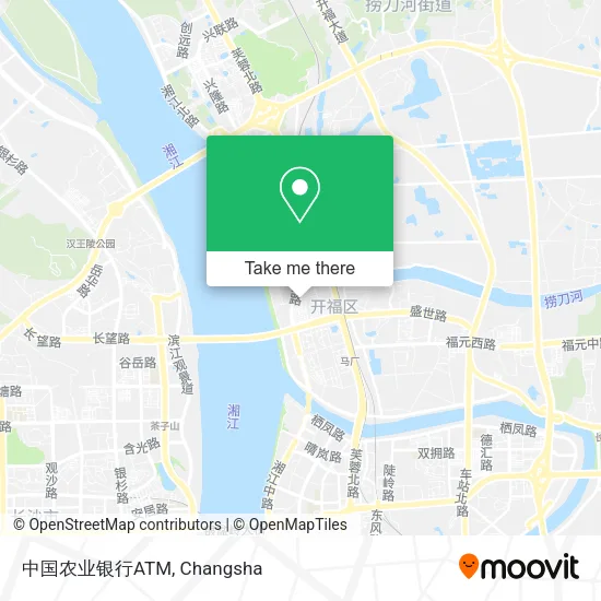 中国农业银行ATM map