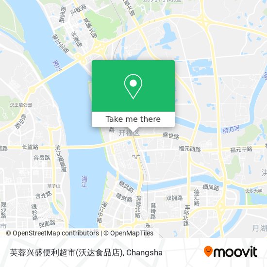 芙蓉兴盛便利超市(沃达食品店) map