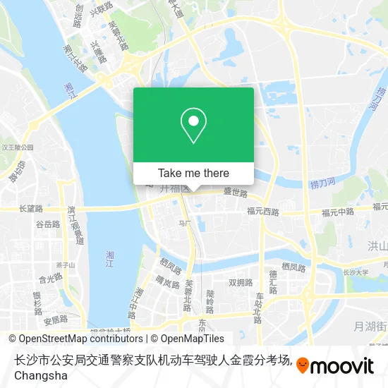 长沙市公安局交通警察支队机动车驾驶人金霞分考场 map