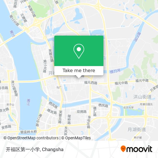 开福区第一小学 map