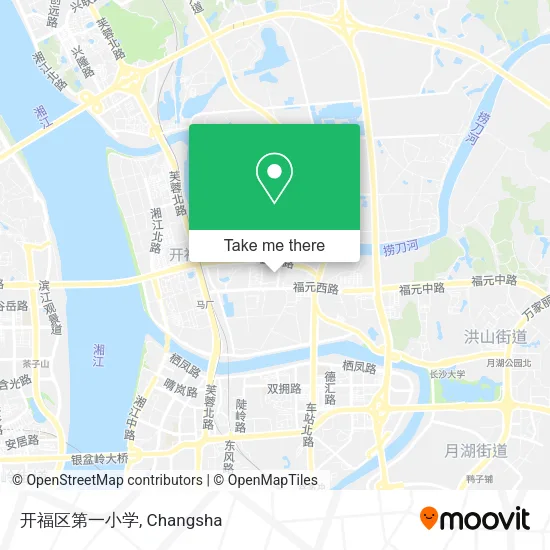 开福区第一小学 map