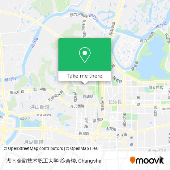 湖南金融技术职工大学-综合楼 map