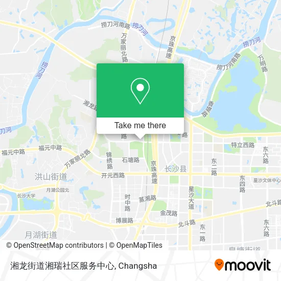 湘龙街道湘瑞社区服务中心 map