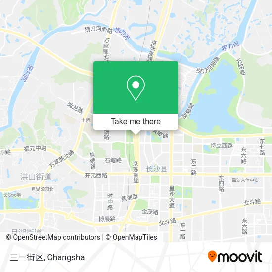 三一街区 map