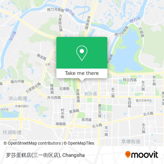 罗莎蛋糕店(三一街区店) map