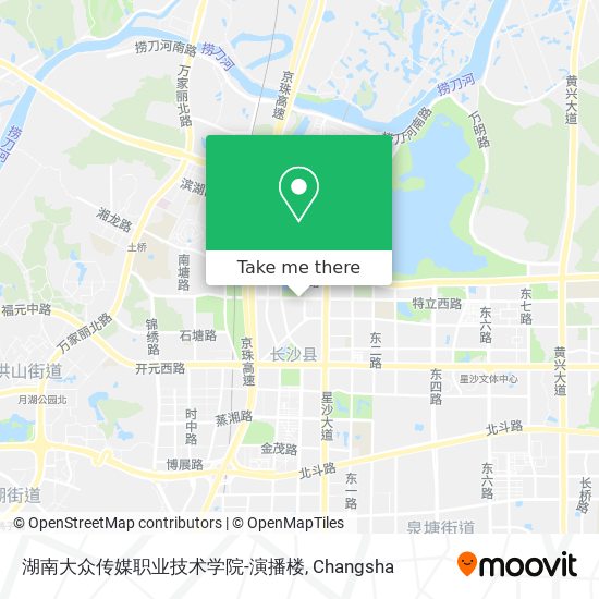 湖南大众传媒职业技术学院-演播楼 map