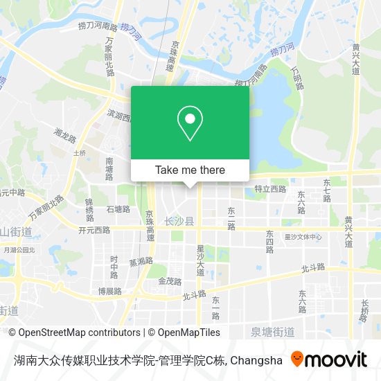 湖南大众传媒职业技术学院-管理学院C栋 map