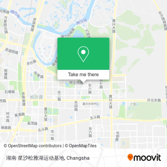 湖南·星沙松雅湖运动基地 map
