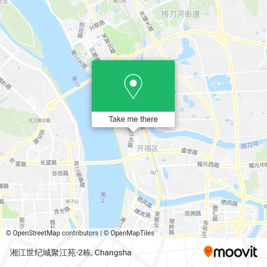 湘江世纪城聚江苑-2栋 map